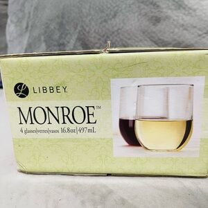 Libbey Monroe Clear Glass Tumbler Set